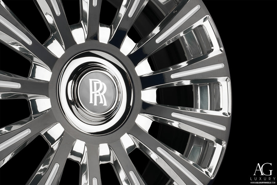 AG Luxury AGL48-RR polished monoblock forged wheel