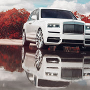 Rolls-Royce Cullinan on AG Luxury AGL48-RR forged wheels in polished / gloss white finish