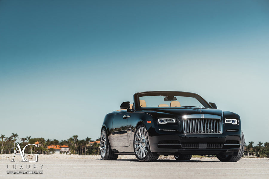 Rolls-Royce Dawn on AG Luxury AGL48-RR forged wheels in brushed / polished finish