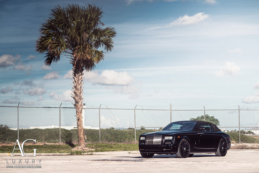 Rolls-Royce Phantom Drophead on AG Luxury AGL48-RR forged wheels