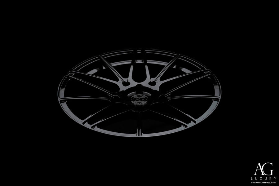 AG Luxury AGL49 gloss black monoblock forged wheel - view 2