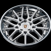 AG Luxury AGL49 brushed polished 3-piece forged wheel - view 2