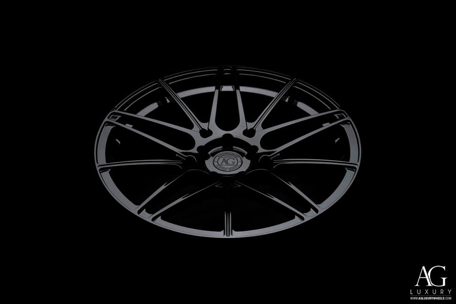 AG Luxury AGL49 gloss black monoblock forged wheel