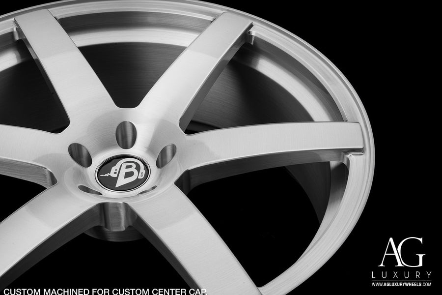 AG Luxury AGL51 brushed monoblock forged wheel - view 3