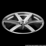 AG Luxury AGL51 brushed monoblock forged wheel - view 2