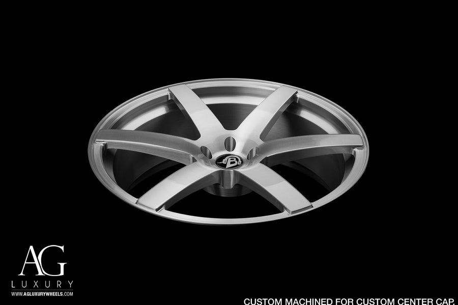 AG Luxury AGL51 brushed monoblock forged wheel - view 2