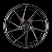 AG Luxury AGL52 brushed carbon fiber candy forged wheel