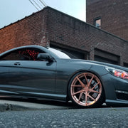 Mercedes-Benz CL63 AMG on AG Luxury AGL52 forged wheels in brushed / polished finish