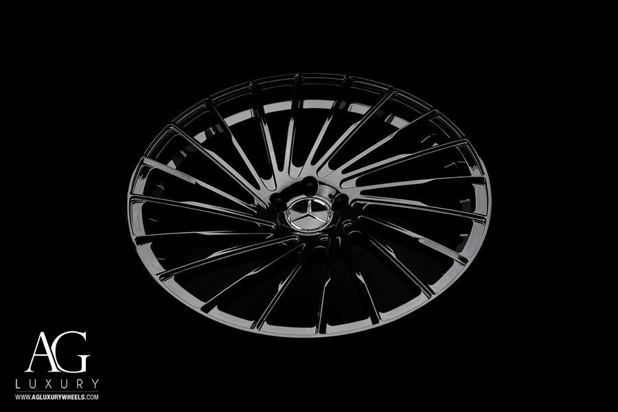 AG Luxury AGL54 gloss black monoblock forged wheel