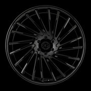AG Luxury AGL54 gloss black carbon fiber forged wheel