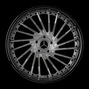 AG Luxury AGL54 brushed gloss black grigio forged wheel