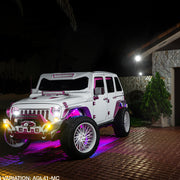 Jeep Wrangler on AG Luxury AGL54 forged wheels in gloss white finish