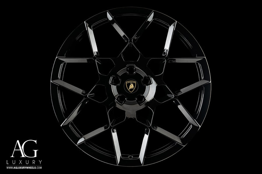 AG Luxury AGL55 gloss black monoblock forged wheel