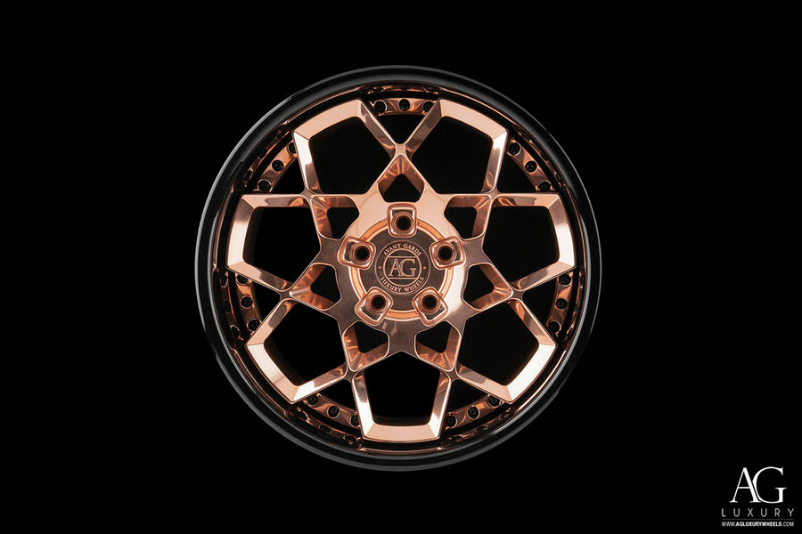 AG Luxury AGL55 polished copper forged wheel