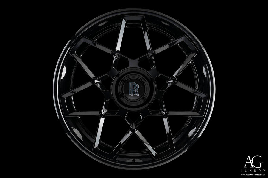 AG Luxury AGL55 gloss black forged wheel