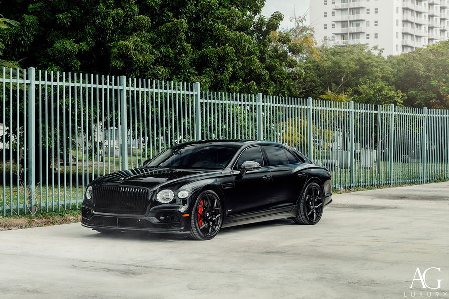 Bentley Flying Spur First Edition on AG Luxury AGL55 forged wheels in gloss black finish