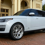 Land Rover Range Rover on AG Luxury AGL55 forged wheels in brushed / chrome finish