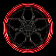 AG Luxury AGL56 brushed matte black candy forged wheel