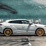 Lamborghini Urus on AG Luxury AGL56 forged wheels in polished / gold finish