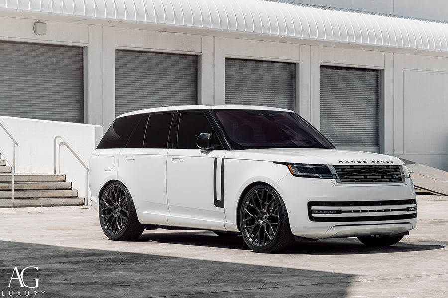 Land Rover Range Rover on AG Luxury AGL57 forged wheels in polished / candy finish