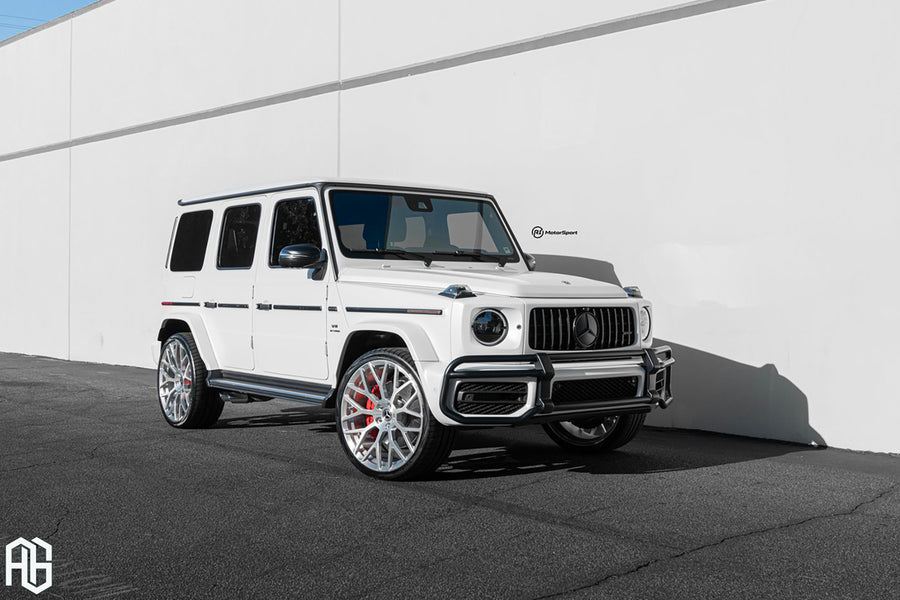 Mercedes-Benz AMG G63 on AG Luxury AGL57 forged wheels in brushed finish