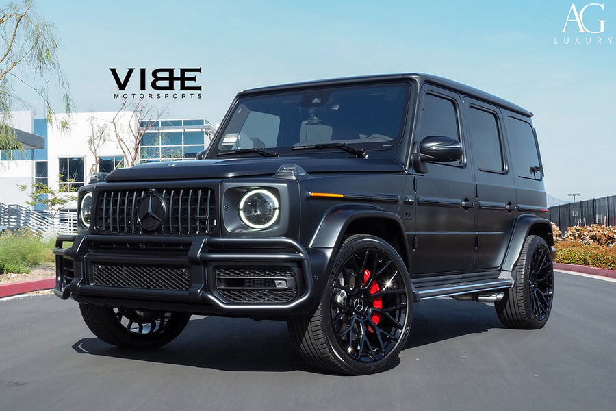 Mercedes-Benz G63 AMG on AG Luxury AGL57 forged wheels in gloss black finish