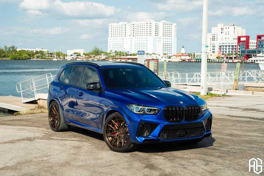 BMW X5 M on AG Luxury AGL58 forged wheels