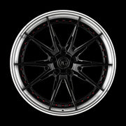 AG Luxury AGL59 polished gloss black 3-piece forged wheel