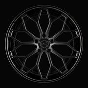 AG Luxury AGL61 matte black 3-piece forged wheel