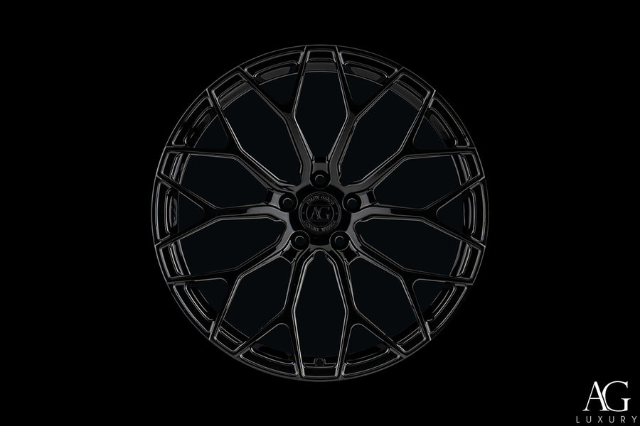AG Luxury AGL61 gloss black monoblock forged wheel