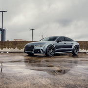 Audi RS7 on AG Luxury AGL61 forged wheels in gloss black finish