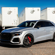 Audi RSQ8 on AG Luxury AGL61 forged wheels in gloss black / carbon fiber finish
