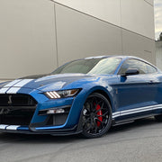 Ford Mustang Shelby GT500 on AG Luxury AGL61 forged wheels in gloss black / carbon fiber finish