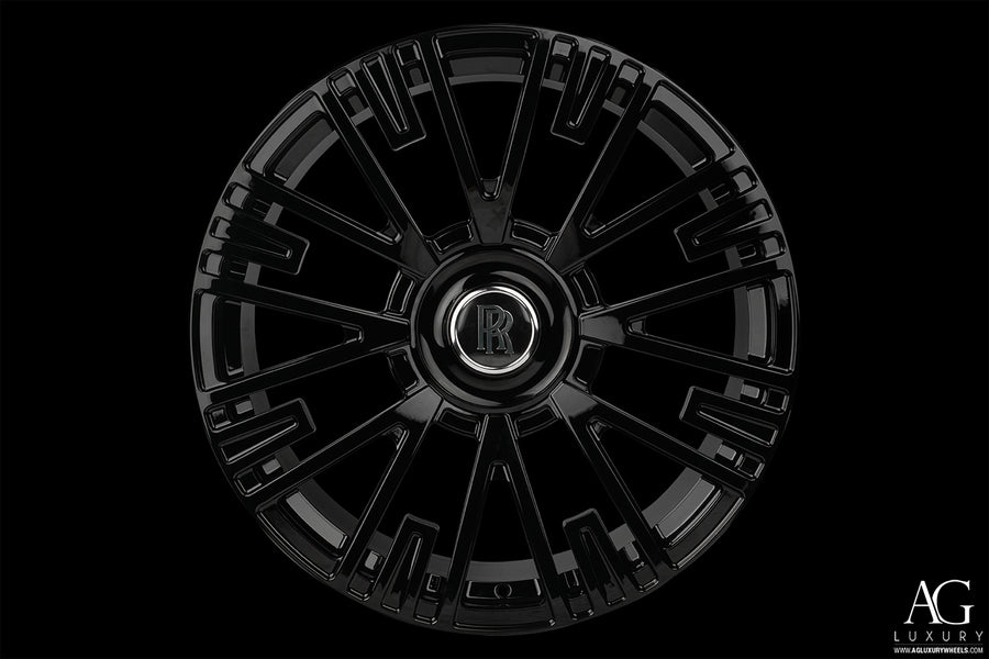 AG Luxury AGL62 gloss black forged wheel