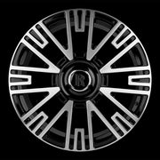AG Luxury AGL62 brushed gloss black forged wheel