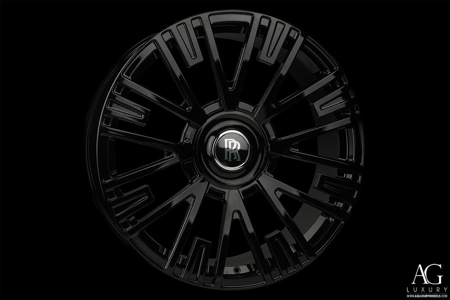 AG Luxury AGL62 gloss black forged wheel - view 2