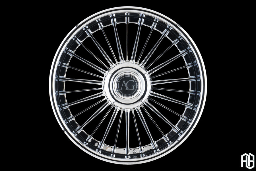 AG Luxury AGL63 chrome monoblock forged wheel