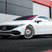 Mercedes-Benz EQS450 on AG Luxury AGL63 forged wheels in polished finish