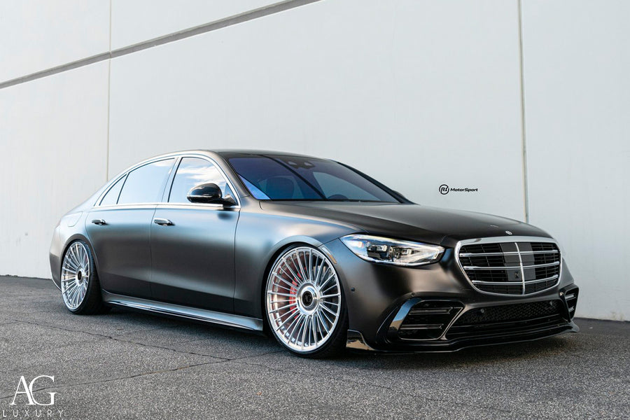 Mercedes-Benz S560 Brabus on AG Luxury AGL63 forged wheels in polished finish