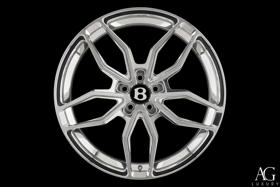 AG Luxury AGL64 brushed polished duo-block forged wheel