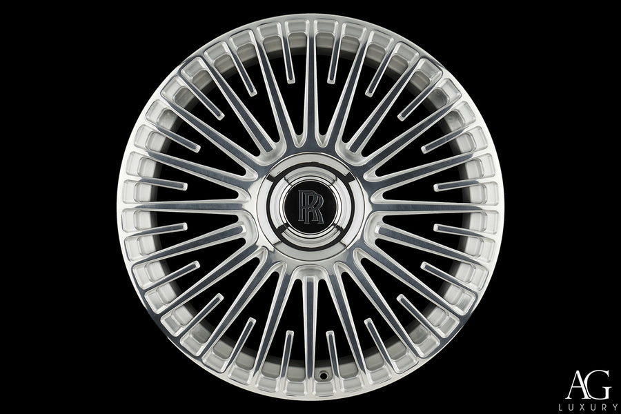 AG Luxury AGL65 brushed polished monoblock forged wheel