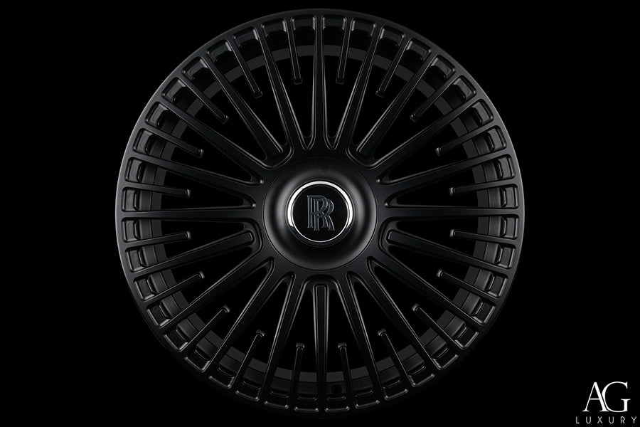 AG Luxury AGL65 matte black monoblock forged wheel
