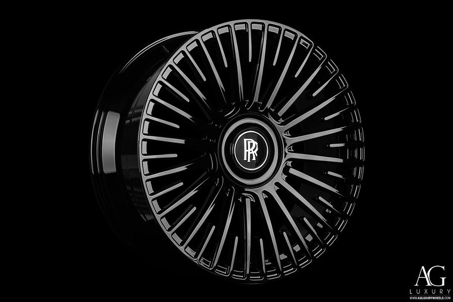 AG Luxury AGL65 gloss black monoblock forged wheel
