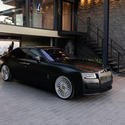 Rolls-Royce Ghost on AG Luxury AGL65 forged wheels in brushed finish
