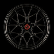 AG Luxury AGL66 matte black carbon fiber forged wheel