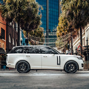 Land Rover Range Rover on AG Luxury AGL66 forged wheels in matte black finish