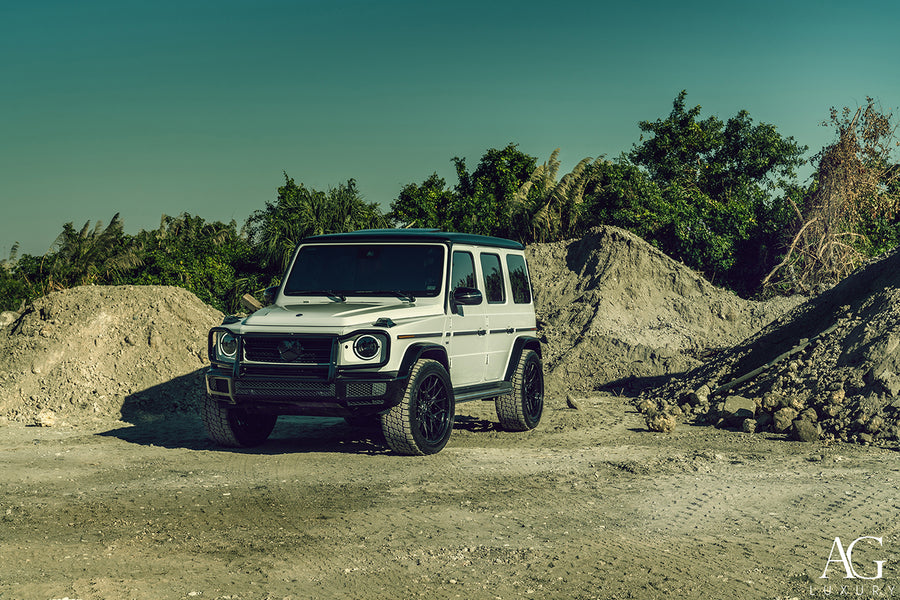Mercedes-Benz G-Wagen on AG Luxury AGL66 forged wheels in gloss black / matte black finish
