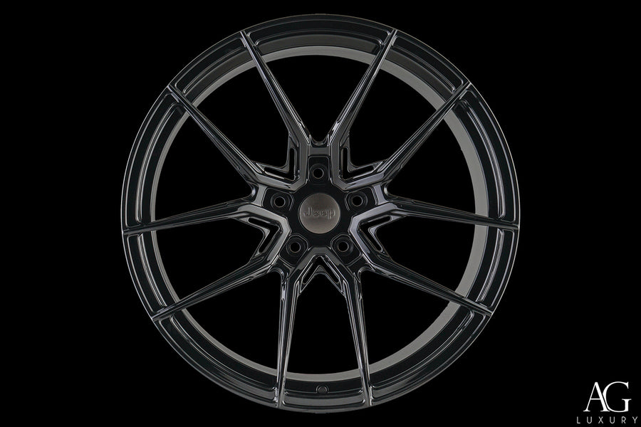 AG Luxury AGL68 gloss black monoblock forged wheel