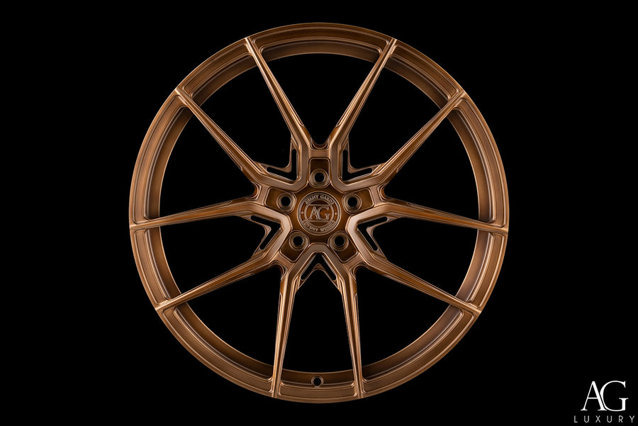 AG Luxury AGL68 brushed bronze forged wheel