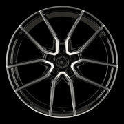 AG Luxury AGL68 polished gloss black monoblock forged wheel